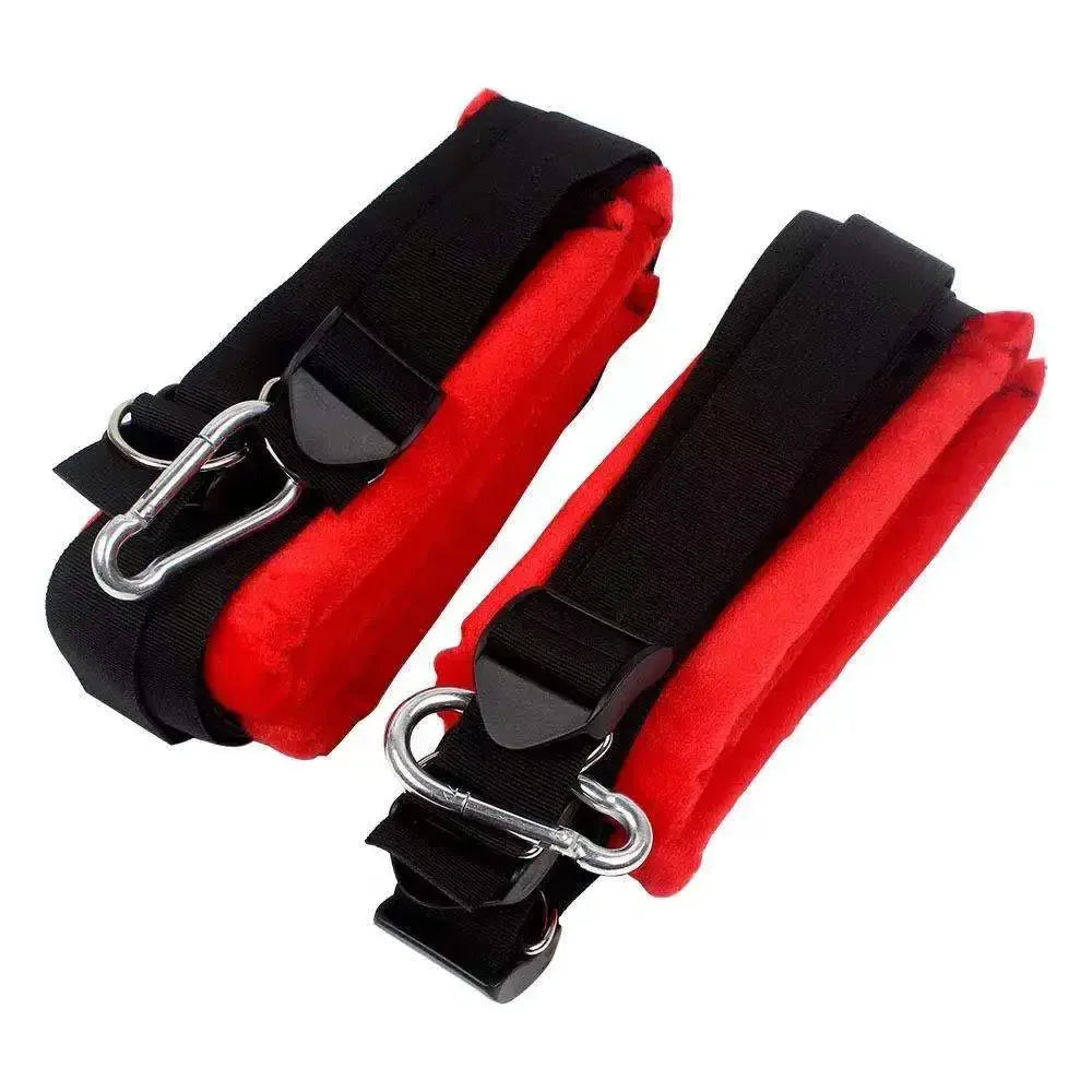 Door Sex Swing with Seat - Sexy Slave Bondage Love Slings for Adult Couples with Adjustable Straps, Holds up to 300lbs