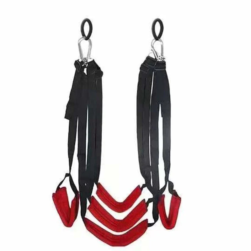 Door Sex Swing with Seat - Sexy Slave Bondage Love Slings for Adult Couples with Adjustable Straps, Holds up to 300lbs