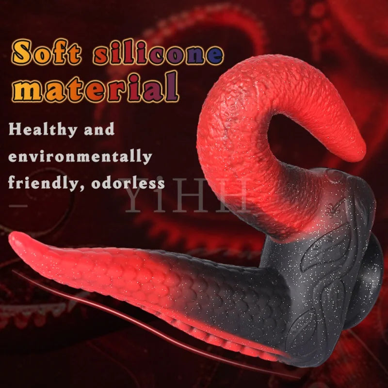 Double-Ended Dildo Huge Tentacle Realistic Dildo Silicone Big Anal Butt Plug With Suction Cup Penis Sex Toys for Women Lesbian