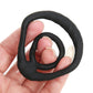 Double Sperm Locking Ring Delay Ferrule Sperm Locking Ring Silicone Penile Ring Men's Fun Toys Adult Sexual Products