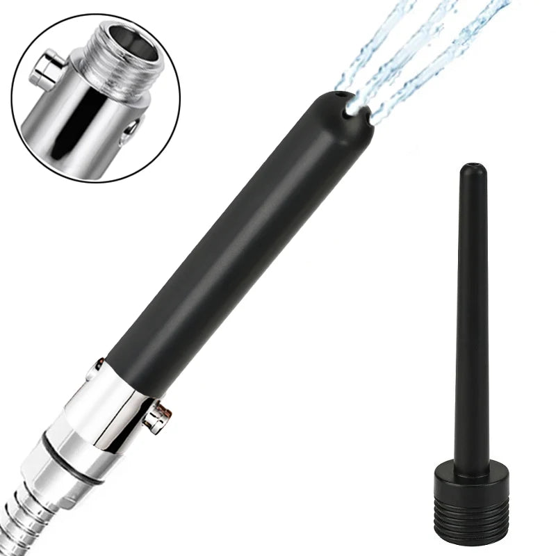 Douche Enema Syringe Anal Plug Shower Cleaning Set Enema Anal Beads Butt Plug Nozzle Tip Attachment Gay Sex Toy For Man