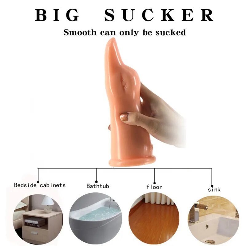 Duck Head Shape Huge Vagina Dildo Anal Plug Sex Toy For Men Women Butt Plug Nipple Stimulator Prostate Massager Male Masturbator