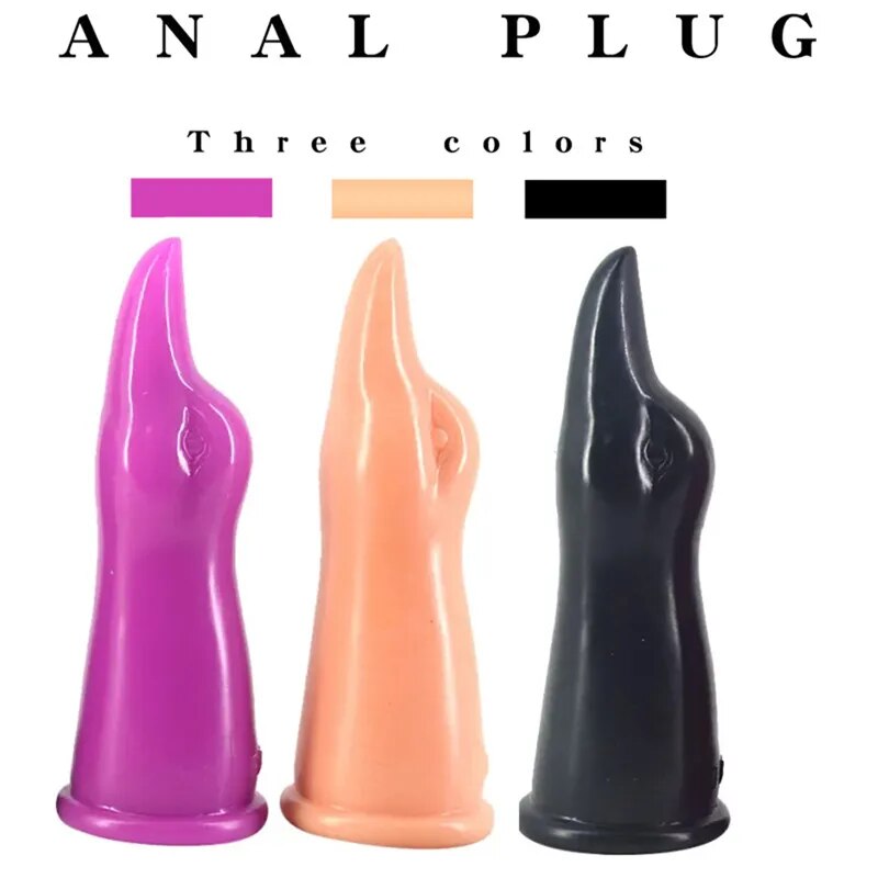 Duck Head Shape Huge Vagina Dildo Anal Plug Sex Toy For Men Women Butt Plug Nipple Stimulator Prostate Massager Male Masturbator