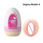 Egg Portable Stimulator Penis Massager Soft Rubber Adult Sex Toys for Men Realistic Vagina Pocket Pussy Mini Cups Masturbator