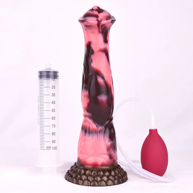 Ejaculating Spray Water Dildo Penis with Suction Cup Long Anal Plug for Women Man Big Dick Dildo Vagina Massager Masturbation