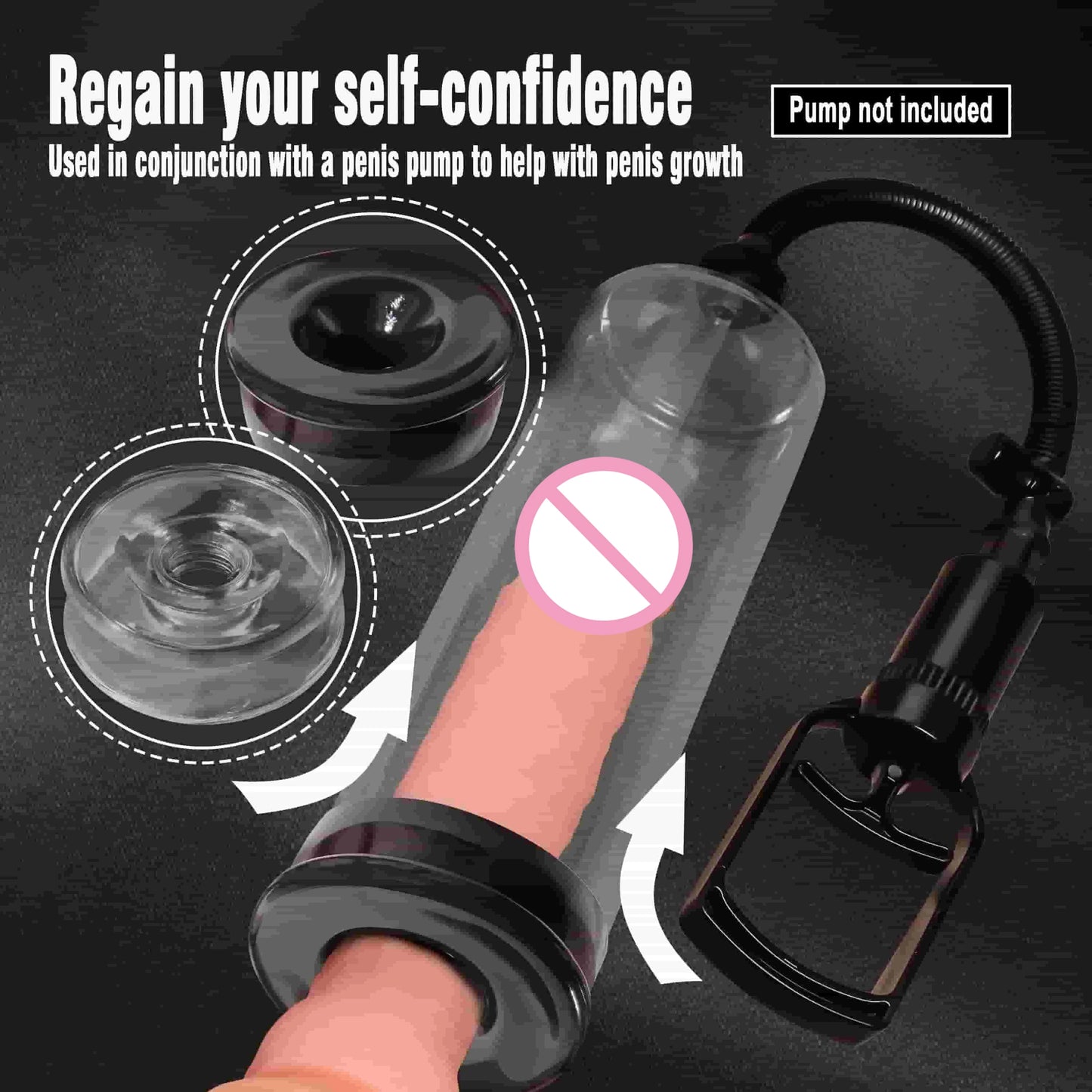 Electric Penis Pump Replacement Silicone Sleeve Penis Extender Trainer Accessories Penis Enlarger Exerciser Sex Toys for Men 18+