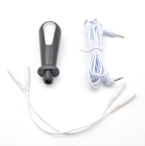 Electric Shock Anal Plug Masturbator G Spot Vaginal Plug Stimulation BDSM Adult Slave Electric Sex Medical Themed Toy for Couple