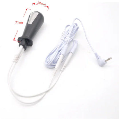 Electric Shock Anal Plug Masturbator G Spot Vaginal Plug Stimulation BDSM Adult Slave Electric Sex Medical Themed Toy for Couple