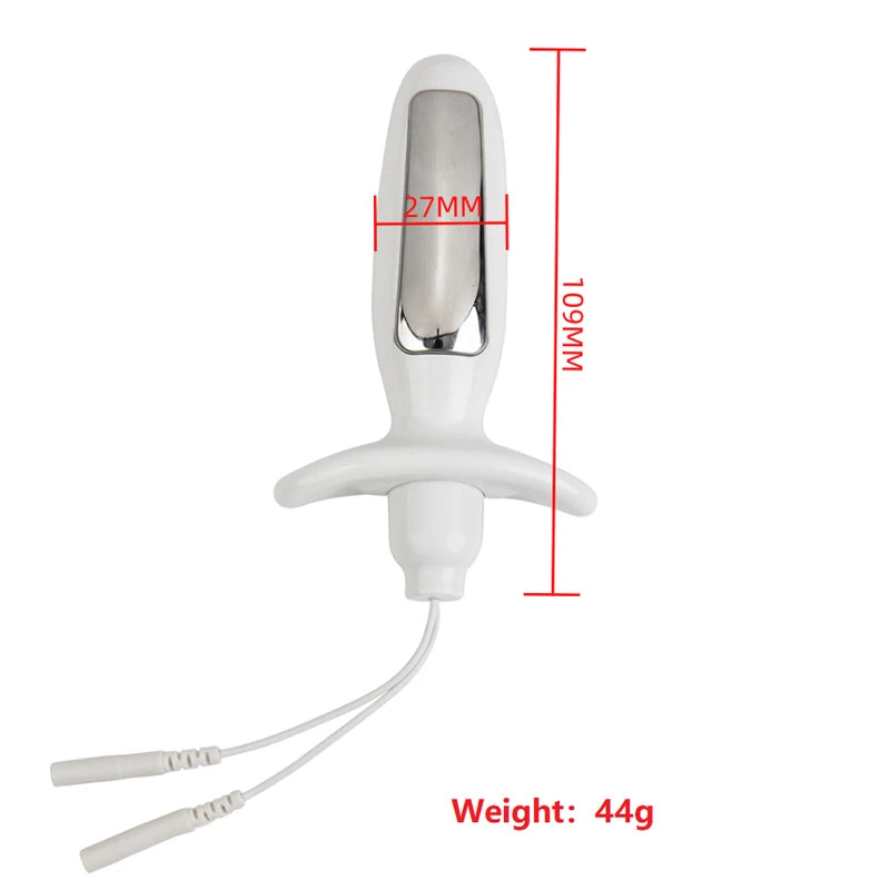 Electric Shock Defensa Estim Anal Beads Butt Plug Vaginal Electro Anal Plug Stimulator Medical Themed Massager Sex Toy