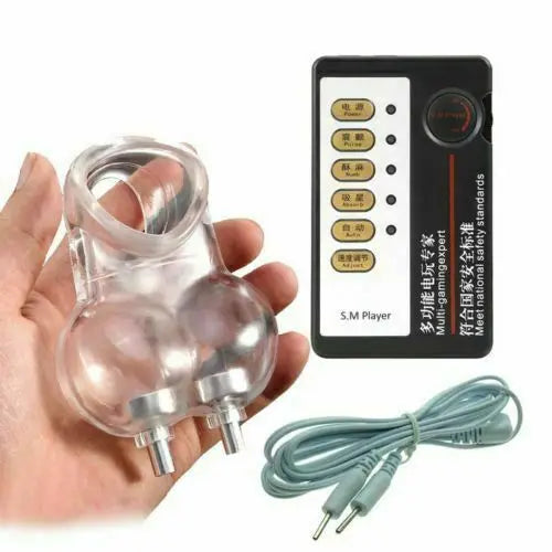 Electric Shock Stimulator Ball Stretcher Anal Plug Medical Themed Silicone Urethral Therapy Device Toys Sex Toys for Women Men