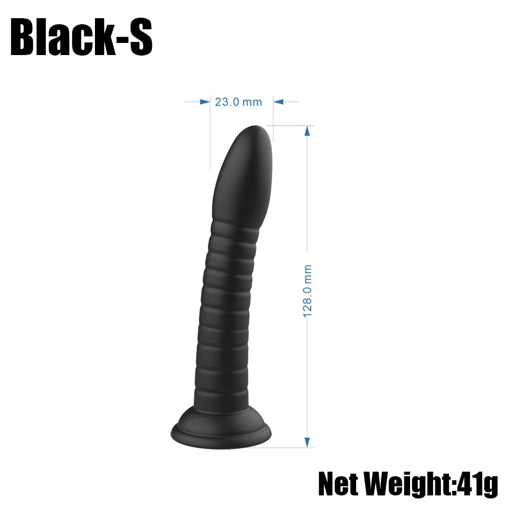 Erotic Soft 3 Size Dildo Realistic Female Toys Penis Strong Suction Cup Dick Sex Toys for Woman Toy for Adult G-spot No Vibrator