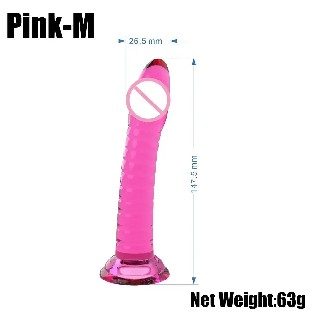 Erotic Soft 3 Size Dildo Realistic Female Toys Penis Strong Suction Cup Dick Sex Toys for Woman Toy for Adult G-spot No Vibrator