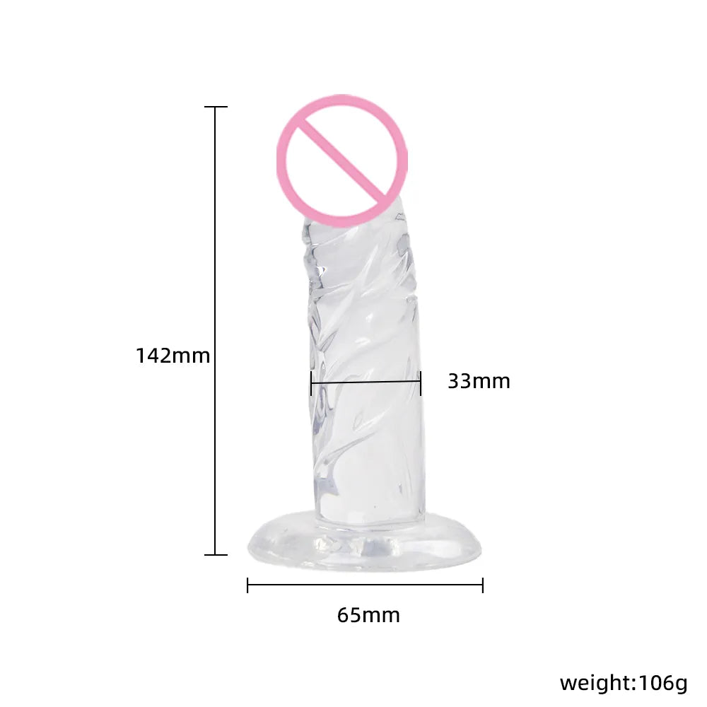 Soft Silicone Jelly Dildo for Women