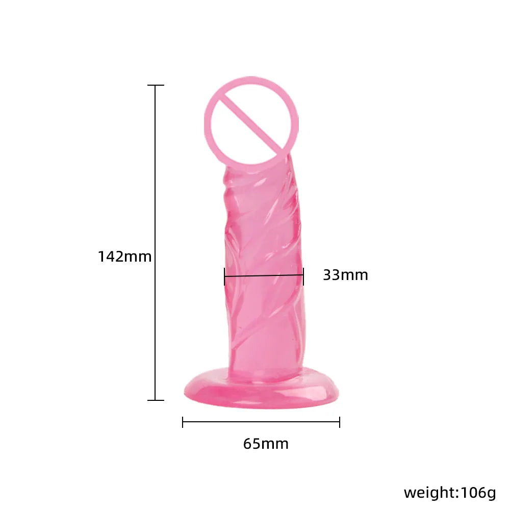 Soft Silicone Jelly Dildo for Women