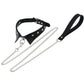 Exotic Accessories of Bdsm Slave Bondage Leather Collar with Leash Ring Steel Chain Sex Toys to Lover Roleplay Posture Spreader