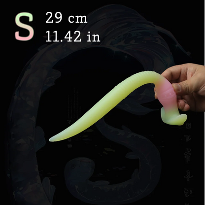 Extra Long Anal Sex Toys 3 Sizes Large Butt Plug Luminous Colourful Sex Tools Adult Long Anus Dildo Vagina Stimulate Sex Shop