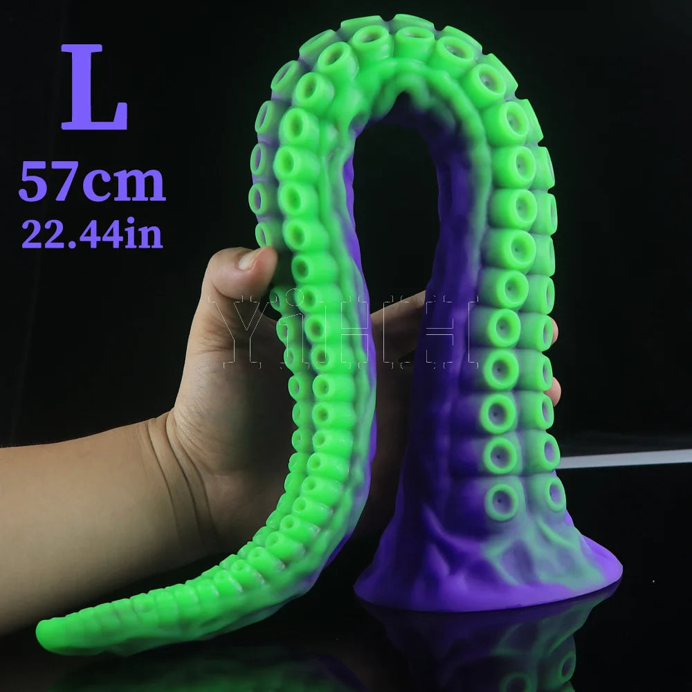 Extra Long Butt Plug Animal Dildo Tentacle Dildos Anal Plug Vagina Masturbator For Women Anal Penetration Stimulator Adult Toys