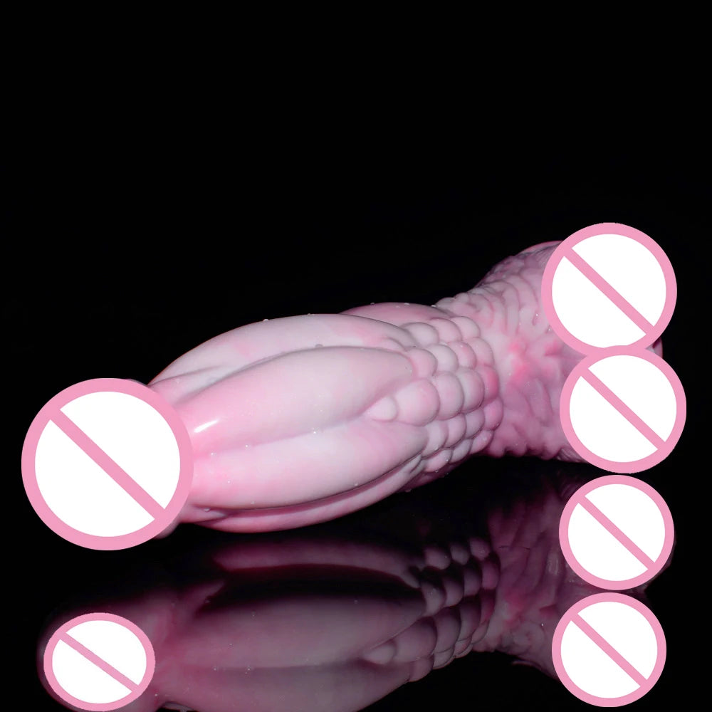 FAAK 24*6.6CM Super Huge Dildos Thick Glans Dildo Woman Masturbation Silicone Butt Plug Suction Cup Big Penis Sex Toy For Women