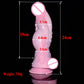 FAAK 24*6.6CM Super Huge Dildos Thick Glans Dildo Woman Masturbation Silicone Butt Plug Suction Cup Big Penis Sex Toy For Women