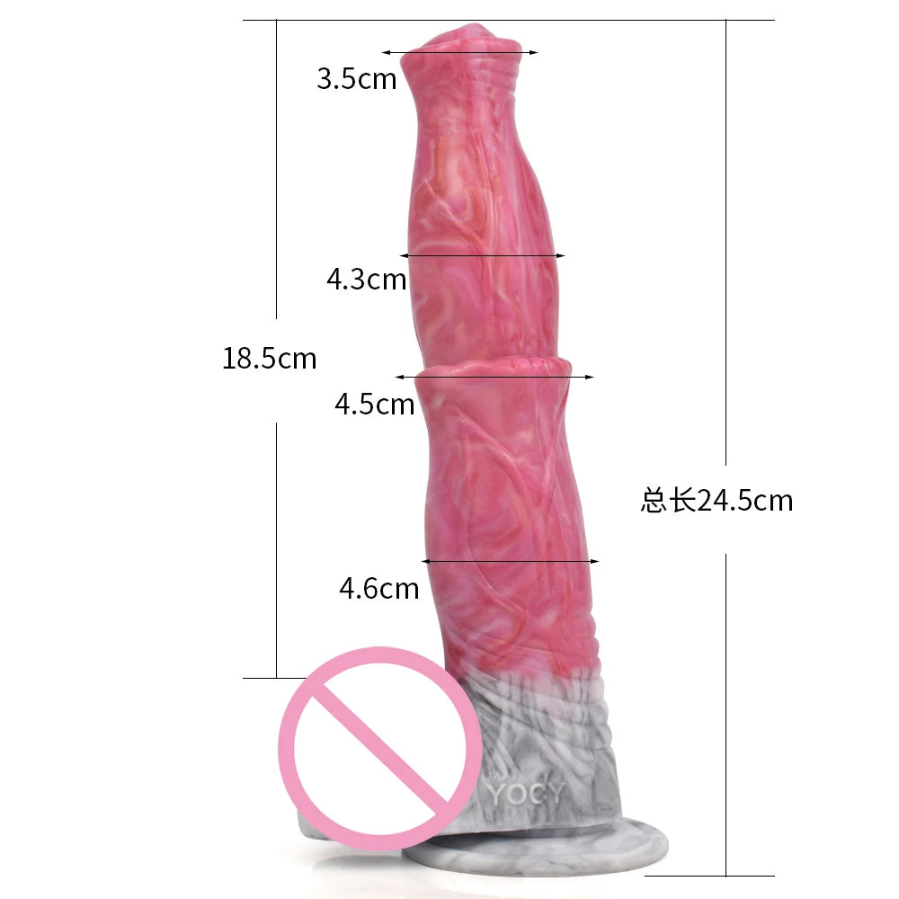 FAAK Big Dog Penis dildos For women Female Masturbation Realistic Animal Dildo Anal Butt Plug Large Anal Sex Toys For Women Men