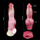 FAAK Dog Knot Penis Sleeve Large Dildo Sheath Cock Extender Enlargement Sex Toy For Men Silicone Mixed Color Male Masturbator