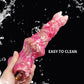 FAAK Fantasy Alien Anal Dildo Silicone Butt Plug mixed color Thick Anus Expansion Masturbator With Sucker Sex Toys For Women Men