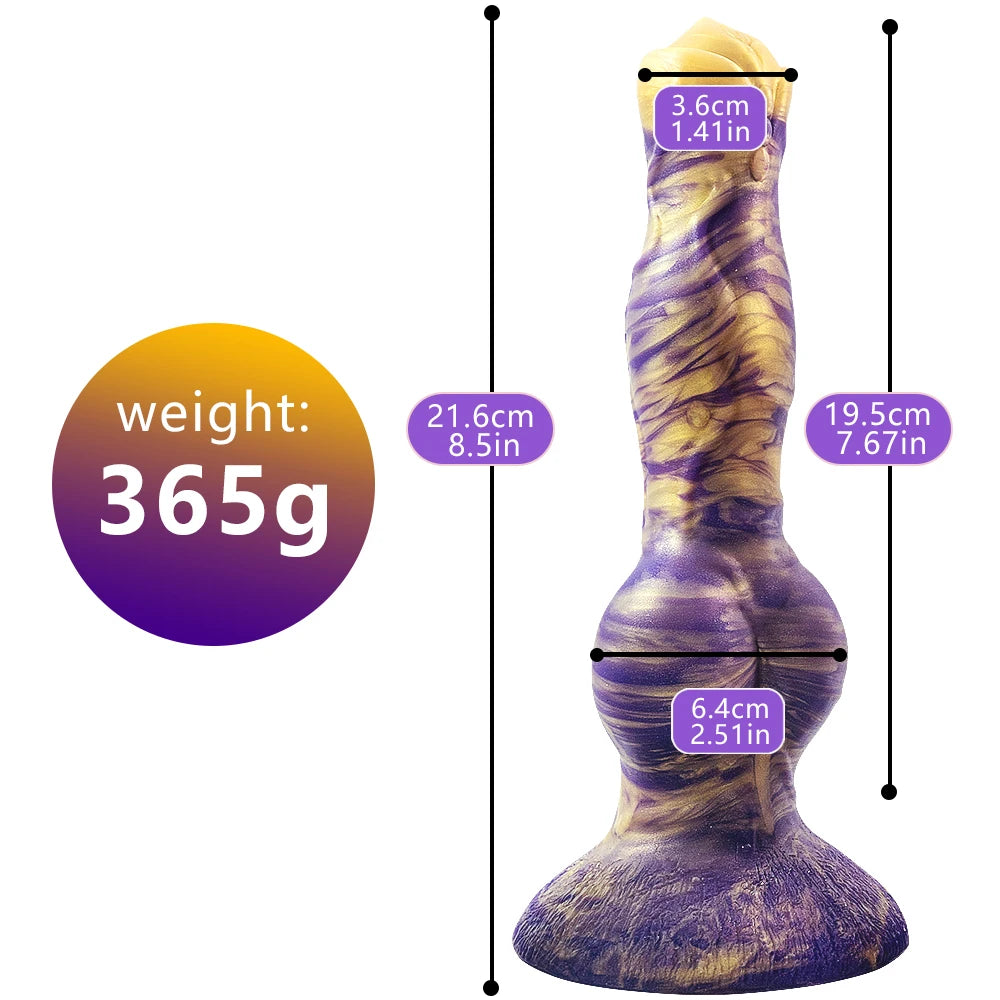 FAAK Fantasy Alien Anal Dildo Silicone Butt Plug mixed color Thick Anus Expansion Masturbator With Sucker Sex Toys For Women Men