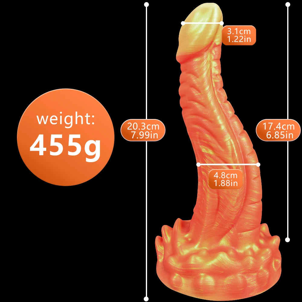 FAAK Fantasy Alien Anal Dildo Silicone Butt Plug mixed color Thick Anus Expansion Masturbator With Sucker Sex Toys For Women Men