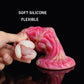FAAK Fantasy Alien Anal Dildo Silicone Butt Plug mixed color Thick Anus Expansion Masturbator With Sucker Sex Toys For Women Men