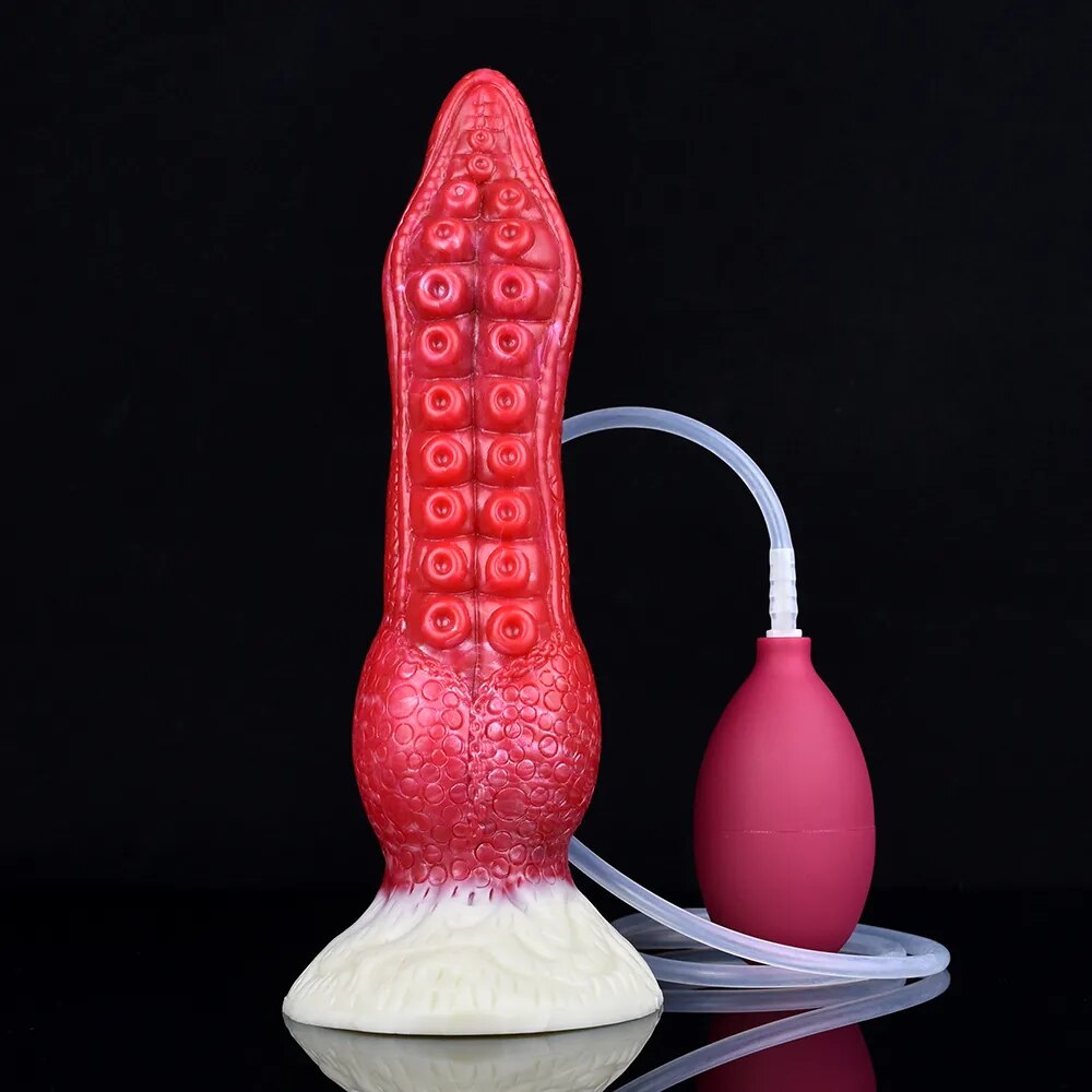 FAAK Fantasy Ejaculation Animal Dildo With Suction Cup Squirting Penis Spray Liquid Silicone Colorful Sex Toys For Men Women