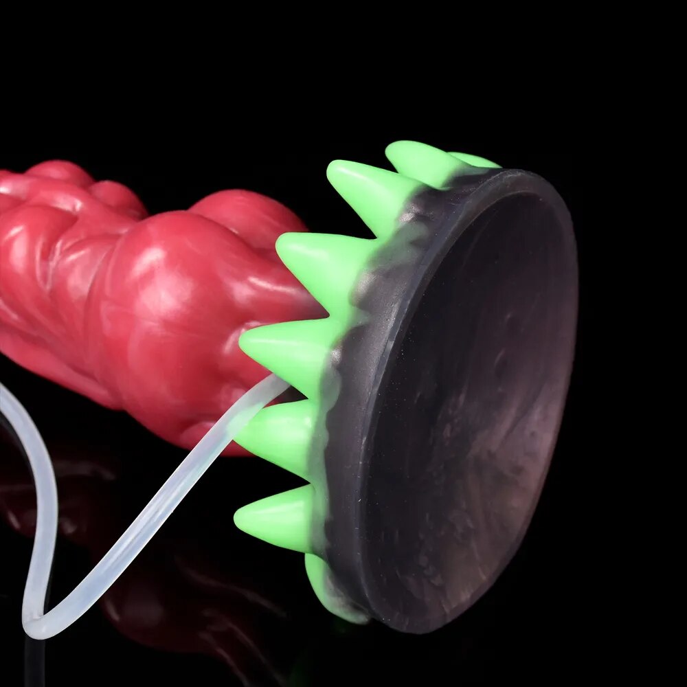 Ejaculation Dildo With Sucker Monster Squirt Penis