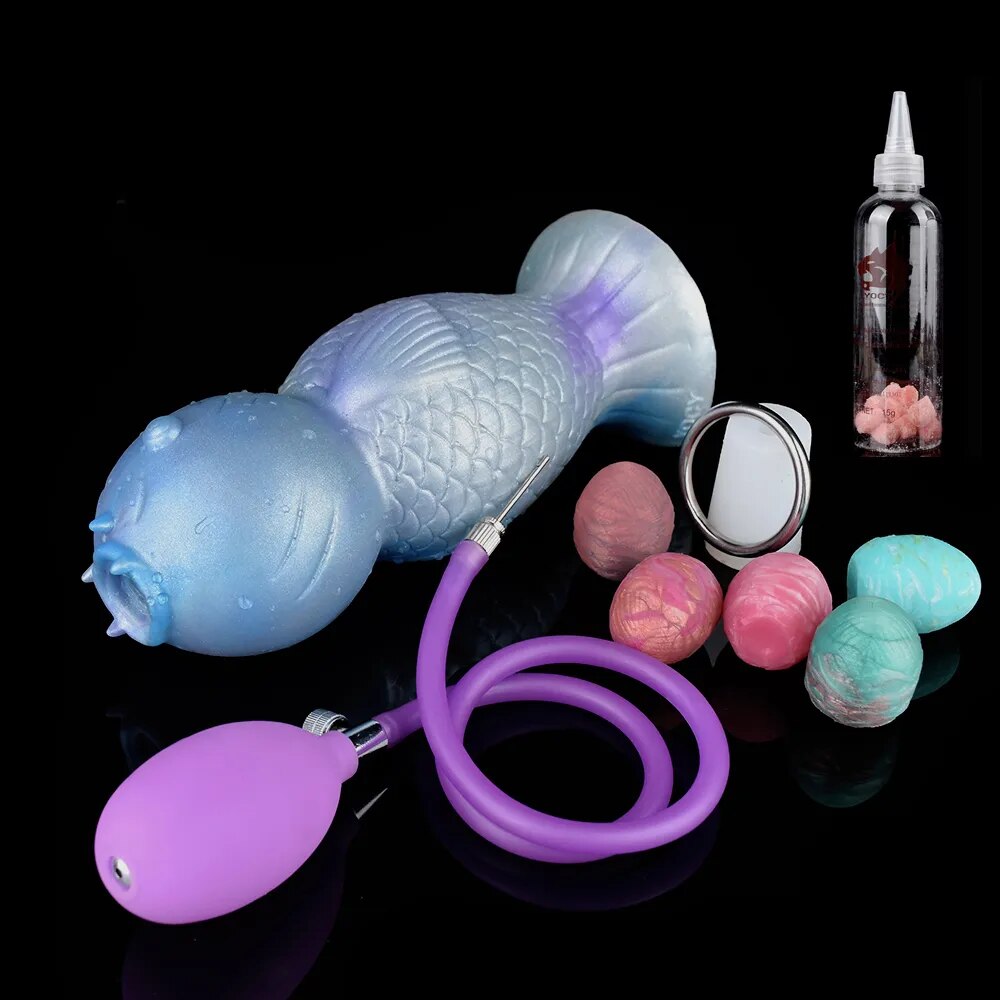 Koi Pneumatic Ovipositor Anal Sex Balls Butt Plug