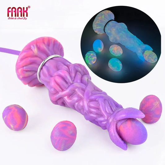 Fantasy Pneumatic Luminous Ovipositor Anal Plug