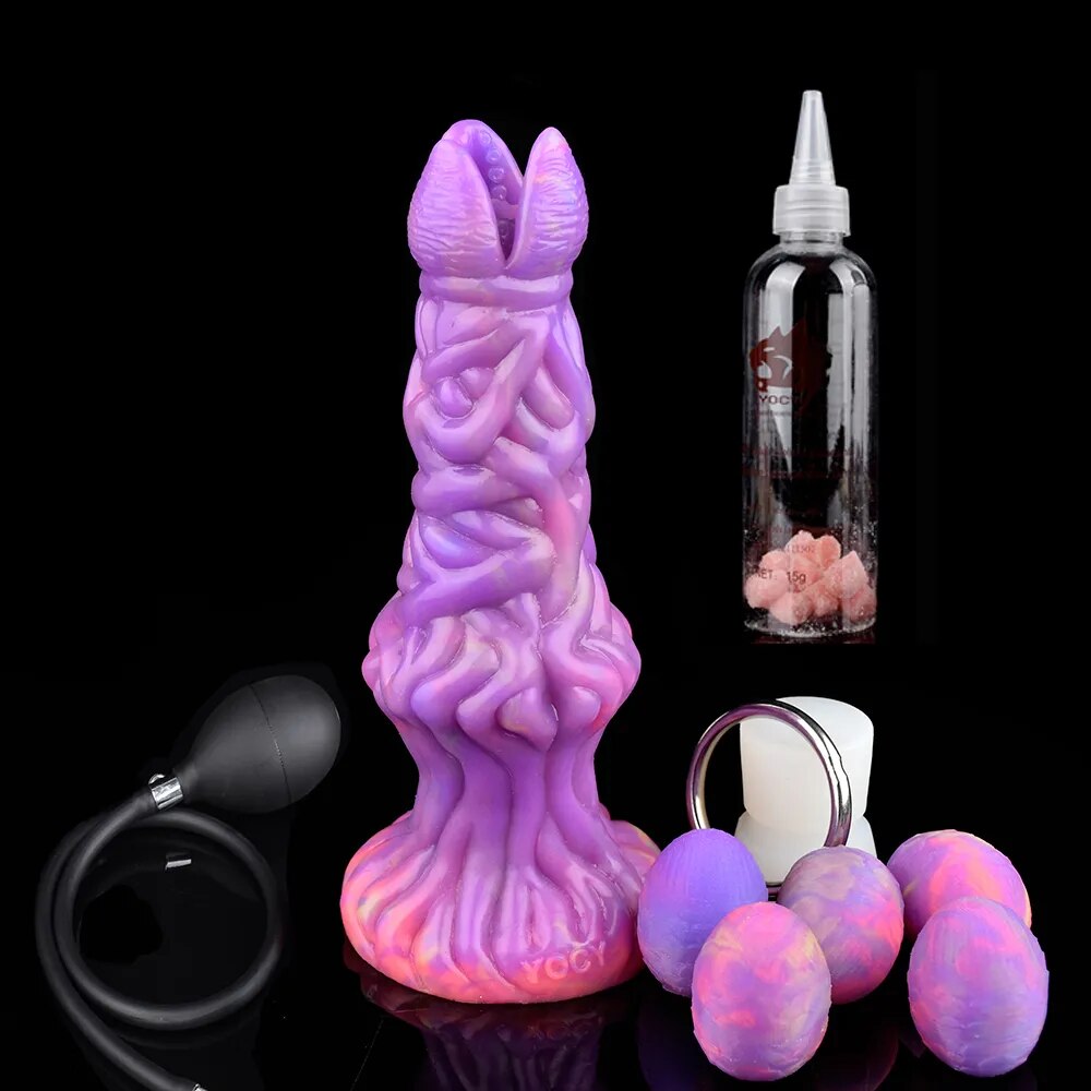 Fantasy Pneumatic Luminous Ovipositor Anal Plug