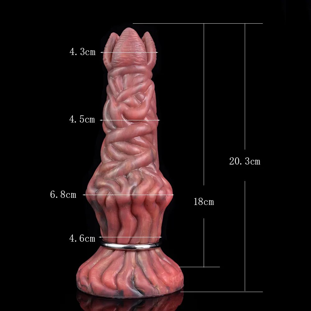 Pneumatic Ovipositor Lay Eggs Silicone Dildos