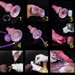 Pneumatic Ovipositor Lay Eggs Silicone Dildos