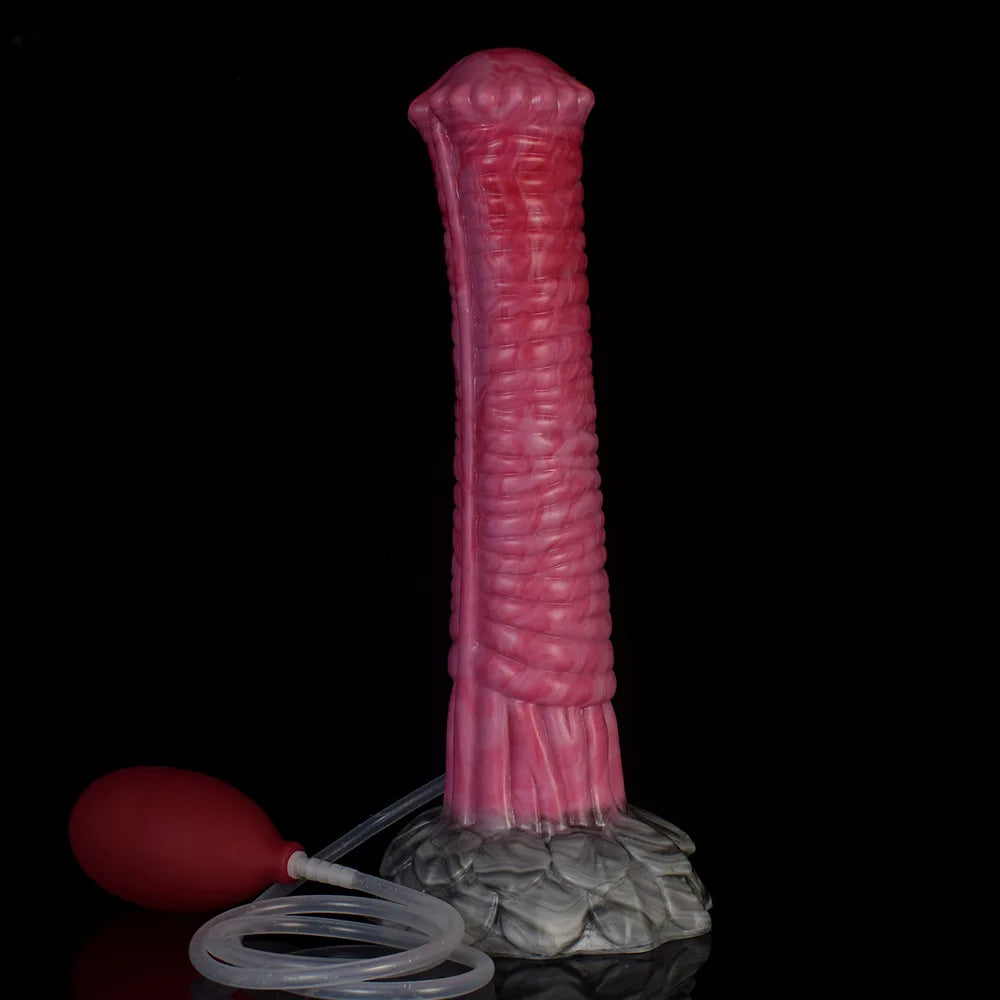 FAAK Huge Horse Dildo Silicone Animal Penis Squirting Function Sex Toys For Women Vaginal Stimulator Anal Butt Plug Sex Products