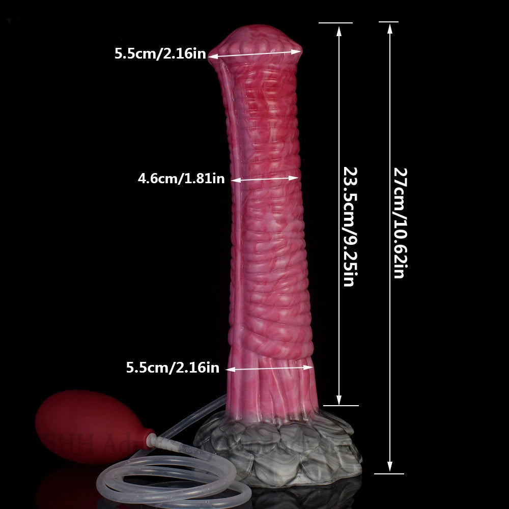 FAAK Huge Horse Dildo Silicone Animal Penis Squirting Function Sex Toys For Women Vaginal Stimulator Anal Butt Plug Sex Products