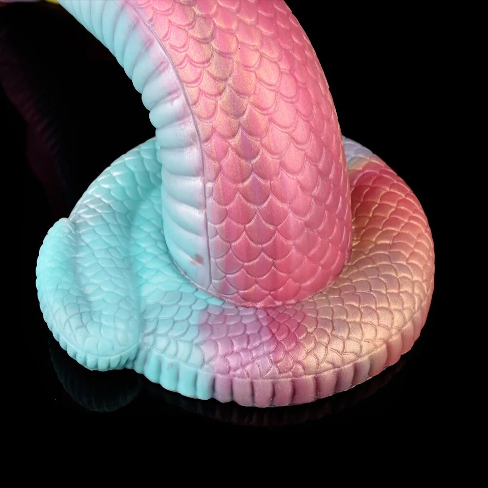 FAAK Huge Long Dildo lifelike Cobra Shape Giant Fantasy Snake Penis Sc –  GXLOCK Store