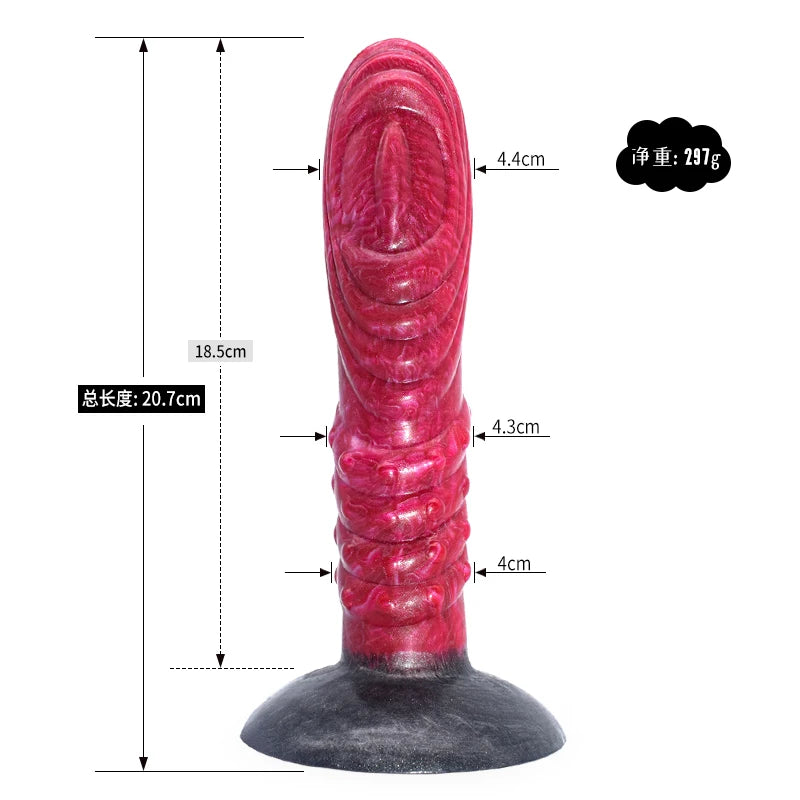 FAAK Large Anal dildo Silicone Anal Plug Animal Dildo For Men Prostate Massage Female Masturbator Anal Sex Toys for Adults 18+