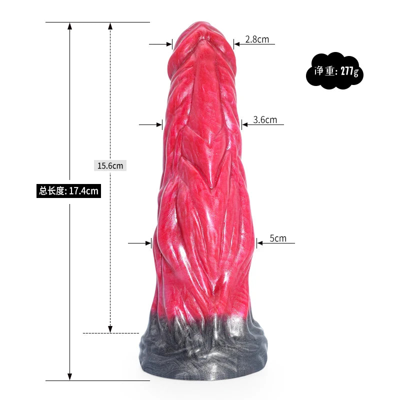 FAAK Large Anal dildo Silicone Anal Plug Animal Dildo For Men Prostate Massage Female Masturbator Anal Sex Toys for Adults 18+