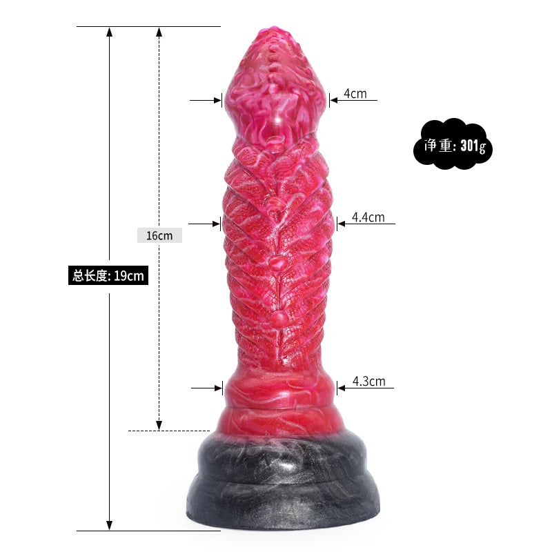 FAAK Large Anal dildo Silicone Anal Plug Animal Dildo For Men Prostate Massage Female Masturbator Anal Sex Toys for Adults 18+