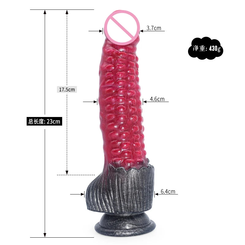 FAAK Large Anal dildo Silicone Anal Plug Animal Dildo For Men Prostate Massage Female Masturbator Anal Sex Toys for Adults 18+