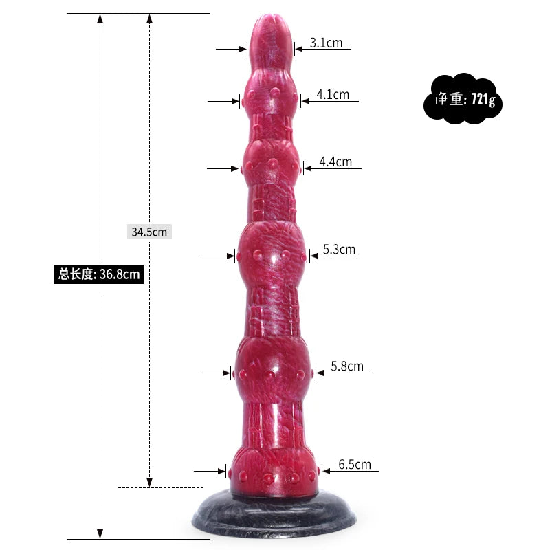 FAAK Large Anal dildo Silicone Anal Plug Animal Dildo For Men Prostate Massage Female Masturbator Anal Sex Toys for Adults 18+