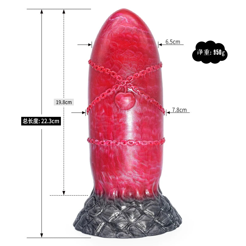 FAAK Large Anal dildo Silicone Anal Plug Animal Dildo For Men Prostate Massage Female Masturbator Anal Sex Toys for Adults 18+