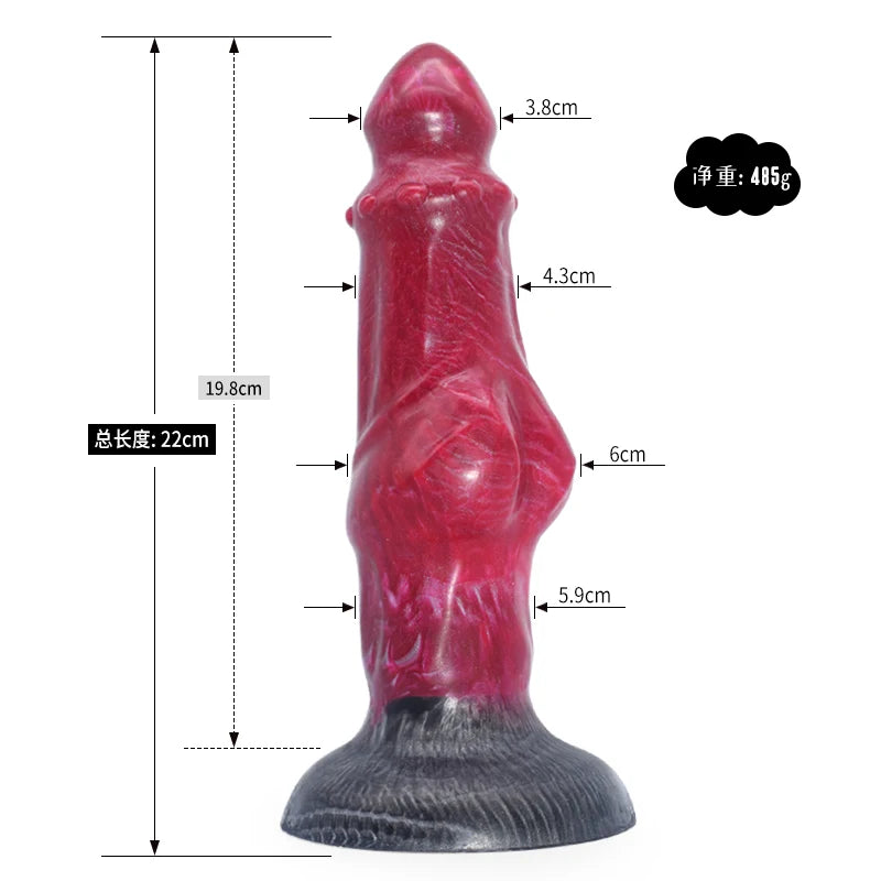 FAAK Large Anal dildo Silicone Anal Plug Animal Dildo For Men Prostate Massage Female Masturbator Anal Sex Toys for Adults 18+