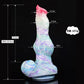 FAAK Large Fantasy Dildos Silicone Dog Knot Penis With Suction Cup Ice Dragon Series Anal Sex Toys For Women G-spot Stimulate