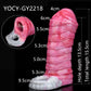 FAAK Large Wolf Knot Penis Sleeve Hollow Dildo Condom Fantasy Sheath Ring Silicone Cock Enlargement Extender Sex Toys For Men