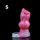 FAAK Large Wolf Knot Penis Sleeve Hollow Dildo Condom Fantasy Sheath Ring Silicone Cock Enlargement Extender Sex Toys For Men