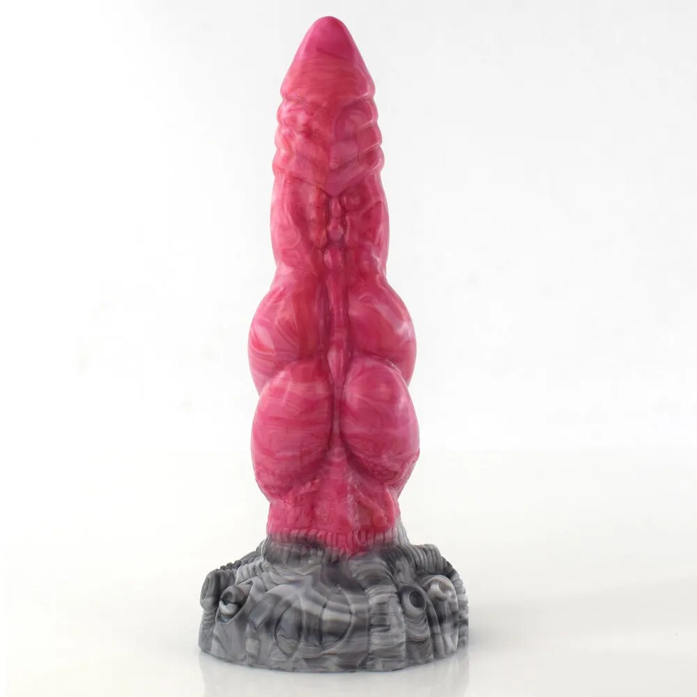 FAAK Multi Color Monster Large Dildo Silicone Anal Plug With Suction Cup Sex Toys For Women Men Knot Penis Female Masturbator